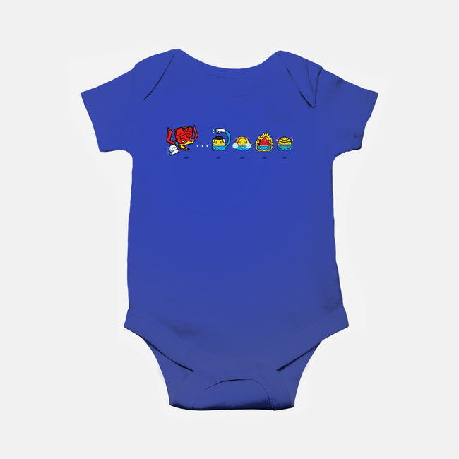 Pac-Tastic Four-Baby-Basic-Onesie-krisren28