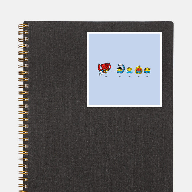 Pac-Tastic Four-None-Glossy-Sticker-krisren28