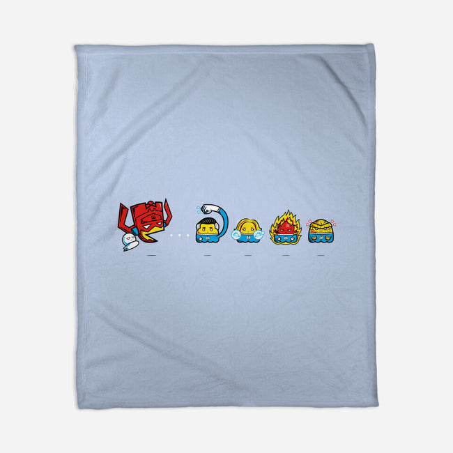 Pac-Tastic Four-None-Fleece-Blanket-krisren28