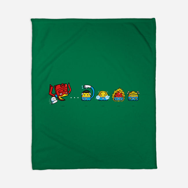 Pac-Tastic Four-None-Fleece-Blanket-krisren28