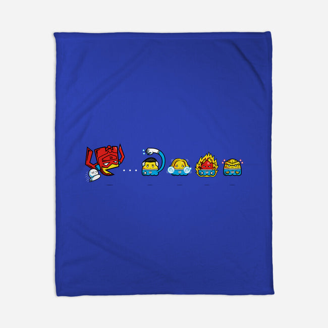 Pac-Tastic Four-None-Fleece-Blanket-krisren28