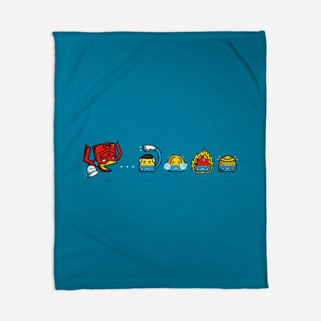 Pac-Tastic Four-None-Fleece-Blanket-krisren28