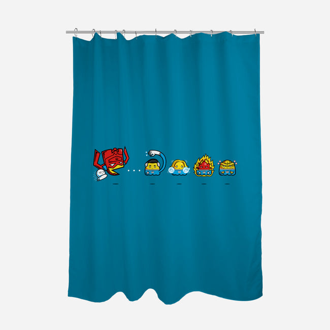 Pac-Tastic Four-None-Polyester-Shower Curtain-krisren28