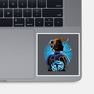 Undercover Fighter-None-Glossy-Sticker-rmatix