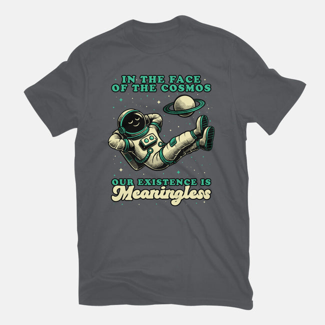Existential Crisis Astronaut-Mens-Basic-Tee-Studio Mootant