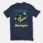 Existential Crisis Astronaut-Womens-Fitted-Tee-Studio Mootant