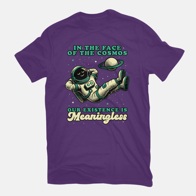 Existential Crisis Astronaut-Mens-Basic-Tee-Studio Mootant