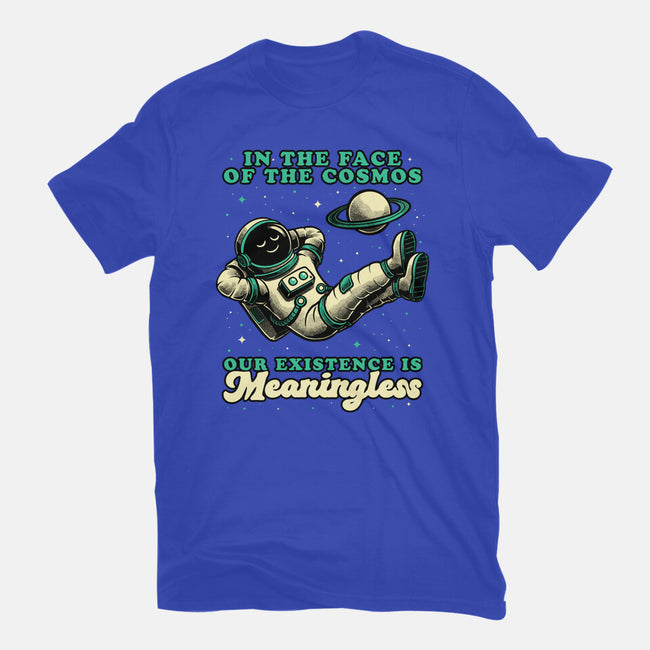 Existential Crisis Astronaut-Mens-Basic-Tee-Studio Mootant