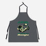 Existential Crisis Astronaut-Unisex-Kitchen-Apron-Studio Mootant