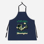 Existential Crisis Astronaut-Unisex-Kitchen-Apron-Studio Mootant