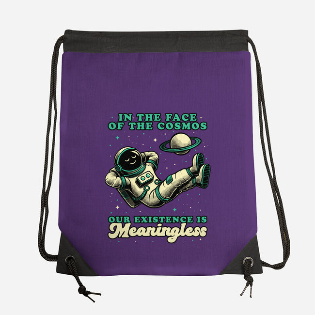 Existential Crisis Astronaut-None-Drawstring-Bag-Studio Mootant