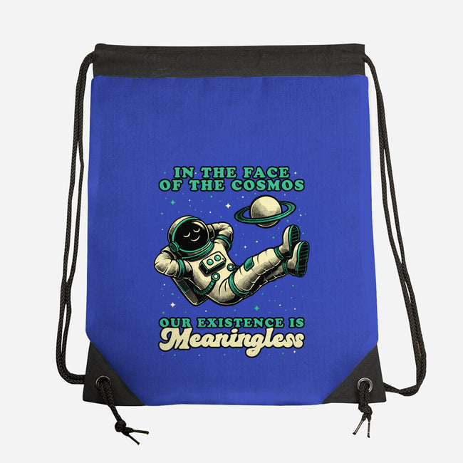 Existential Crisis Astronaut-None-Drawstring-Bag-Studio Mootant
