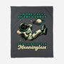 Existential Crisis Astronaut-None-Fleece-Blanket-Studio Mootant