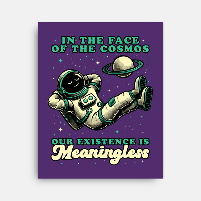 Existential Crisis Astronaut-None-Stretched-Canvas-Studio Mootant