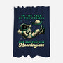 Existential Crisis Astronaut-None-Polyester-Shower Curtain-Studio Mootant