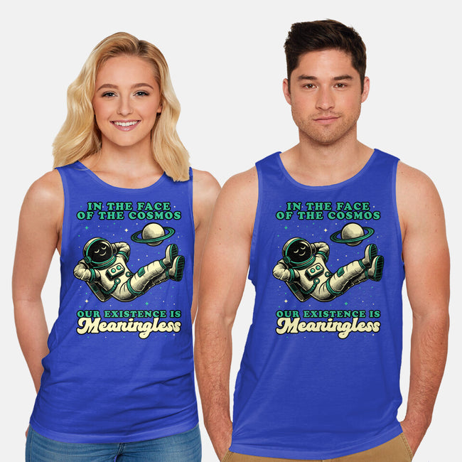 Existential Crisis Astronaut-Unisex-Basic-Tank-Studio Mootant
