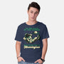 Existential Crisis Astronaut-Mens-Basic-Tee-Studio Mootant