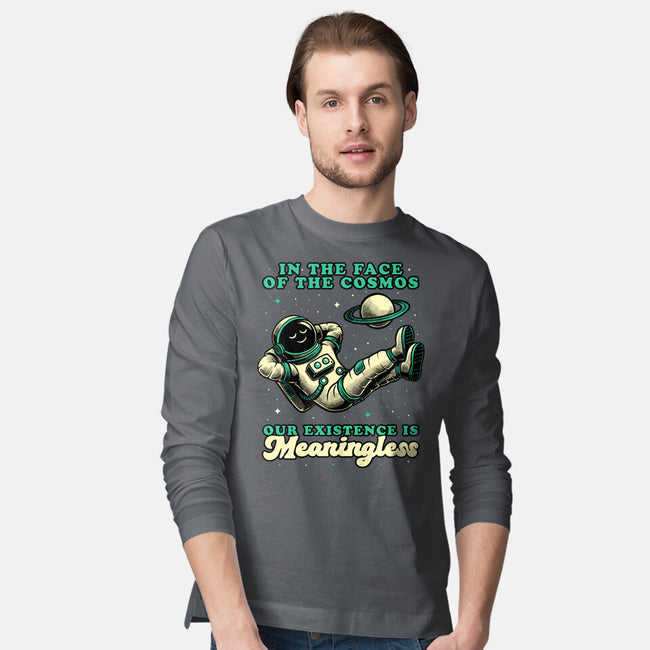 Existential Crisis Astronaut-Mens-Long Sleeved-Tee-Studio Mootant