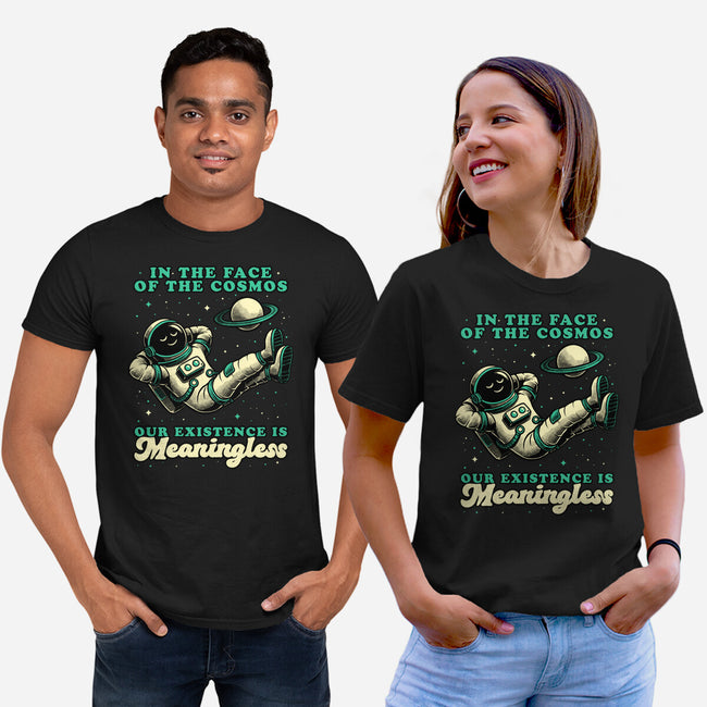 Existential Crisis Astronaut-Unisex-Basic-Tee-Studio Mootant