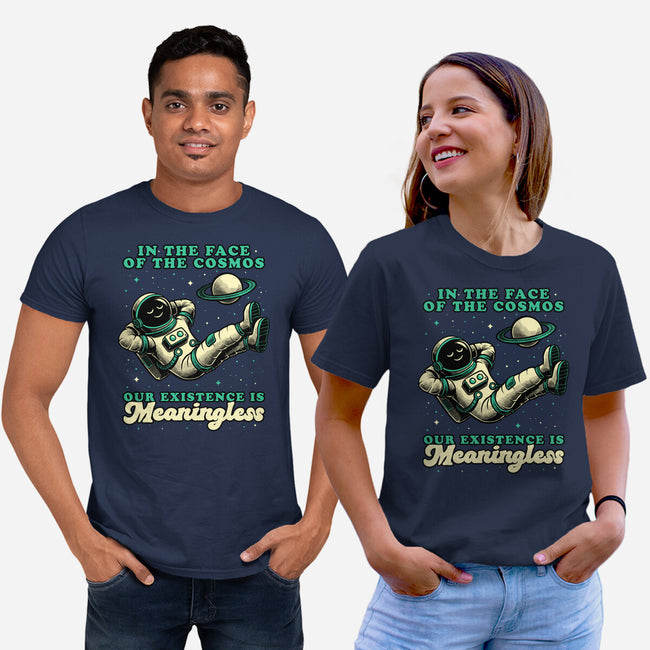 Existential Crisis Astronaut-Unisex-Basic-Tee-Studio Mootant