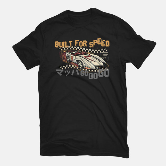 Built For Speed-Unisex-Basic-Tee-glitchygorilla