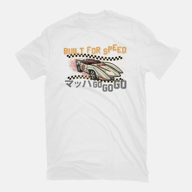 Built For Speed-Womens-Basic-Tee-glitchygorilla