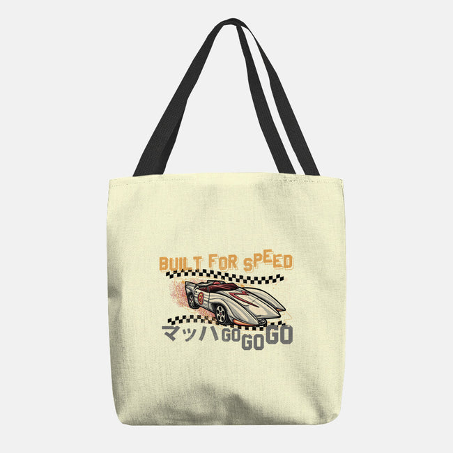 Built For Speed-None-Basic Tote-Bag-glitchygorilla