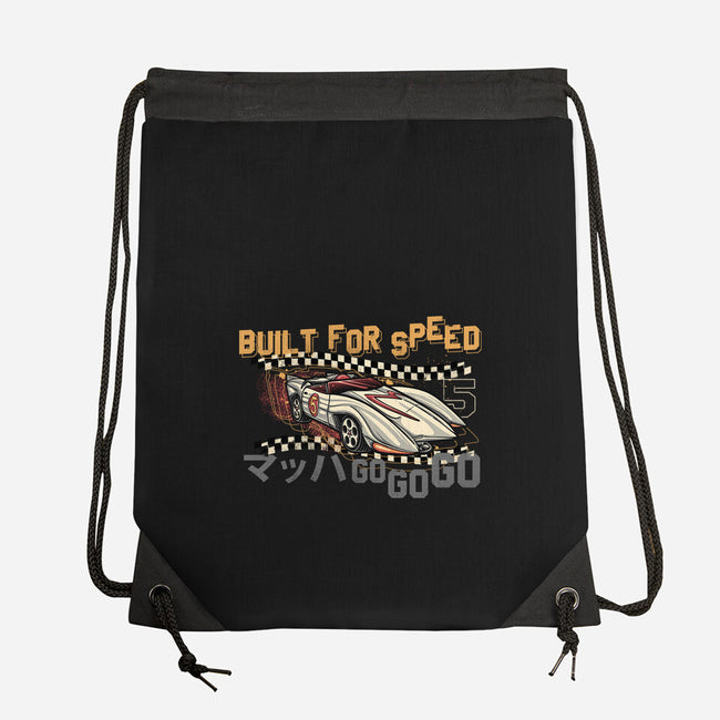Built For Speed-None-Drawstring-Bag-glitchygorilla