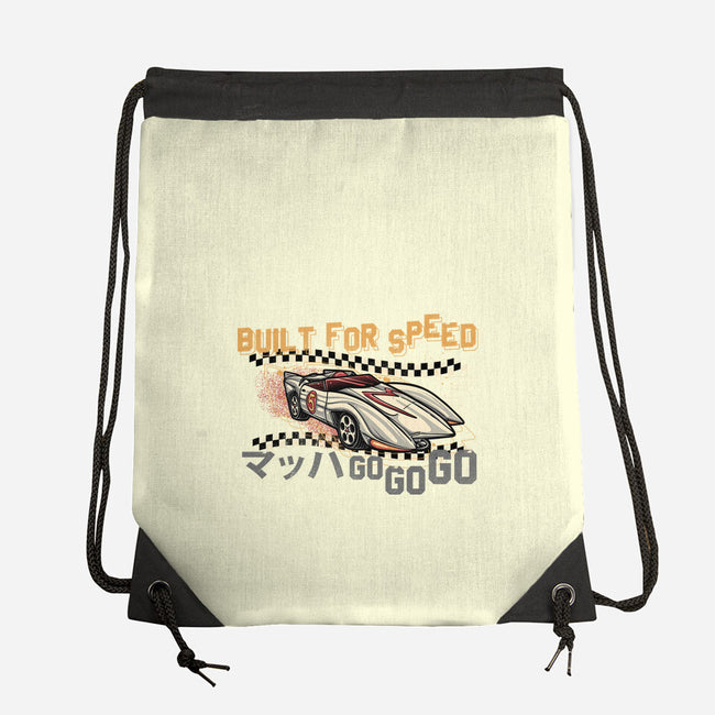 Built For Speed-None-Drawstring-Bag-glitchygorilla
