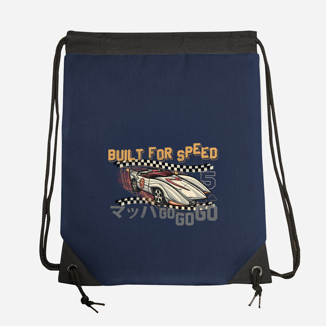 Built For Speed-None-Drawstring-Bag-glitchygorilla