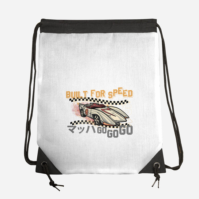 Built For Speed-None-Drawstring-Bag-glitchygorilla