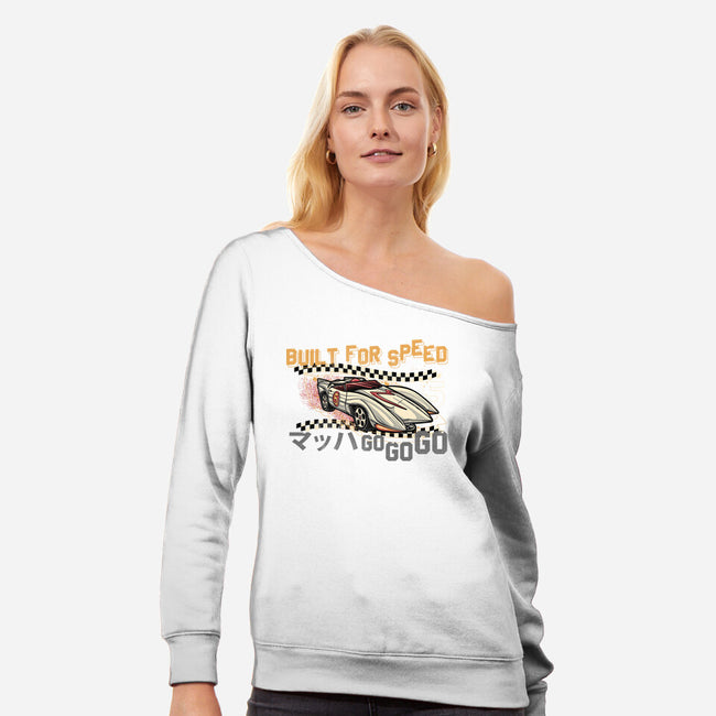 Built For Speed-Womens-Off Shoulder-Sweatshirt-glitchygorilla