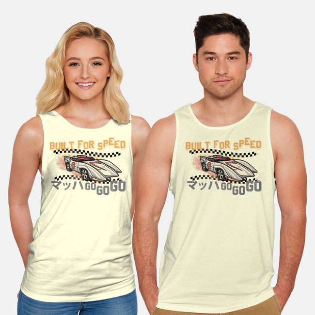 Built For Speed-Unisex-Basic-Tank-glitchygorilla