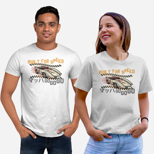 Built For Speed-Unisex-Basic-Tee-glitchygorilla