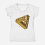 Impossible Science-Womens-V-Neck-Tee-kg07