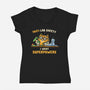 I Want Superpowers-Womens-V-Neck-Tee-kg07