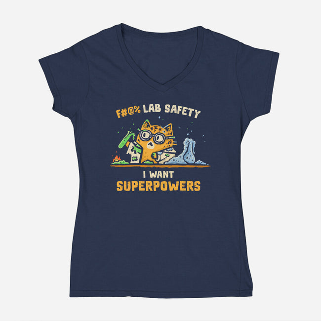 I Want Superpowers-Womens-V-Neck-Tee-kg07
