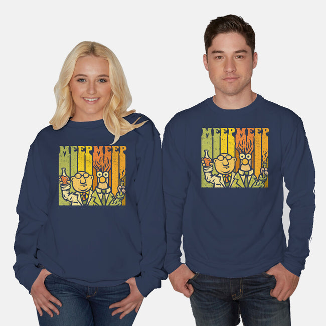 Vintage Scientists-Unisex-Crew Neck-Sweatshirt-kg07