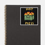 Flaming Hot Mess-None-Glossy-Sticker-kg07