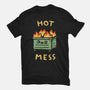Flaming Hot Mess-Mens-Heavyweight-Tee-kg07