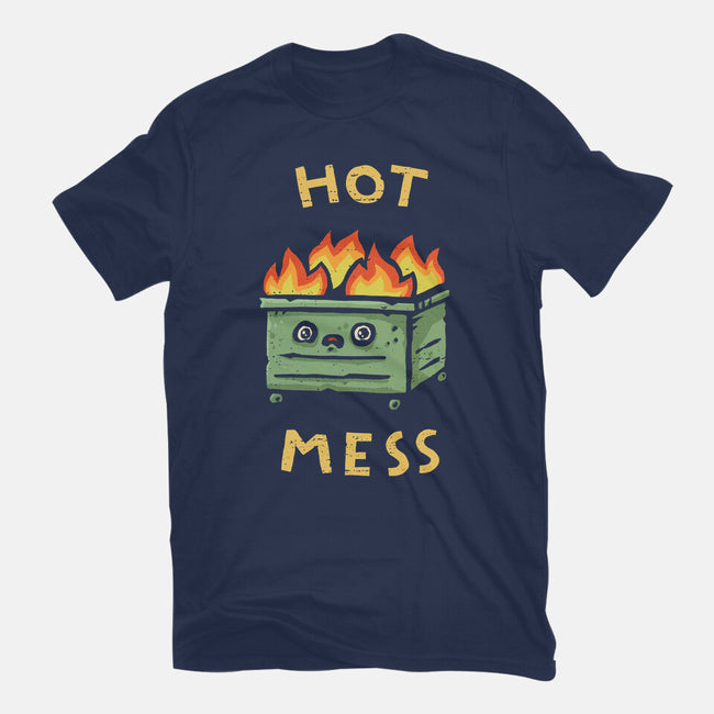 Flaming Hot Mess-Mens-Heavyweight-Tee-kg07