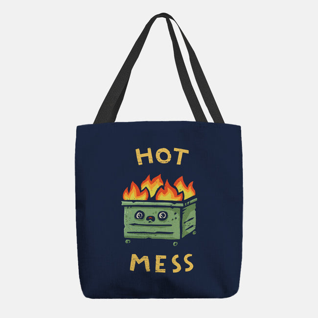 Flaming Hot Mess-None-Basic Tote-Bag-kg07