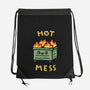 Flaming Hot Mess-None-Drawstring-Bag-kg07