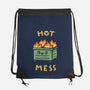 Flaming Hot Mess-None-Drawstring-Bag-kg07