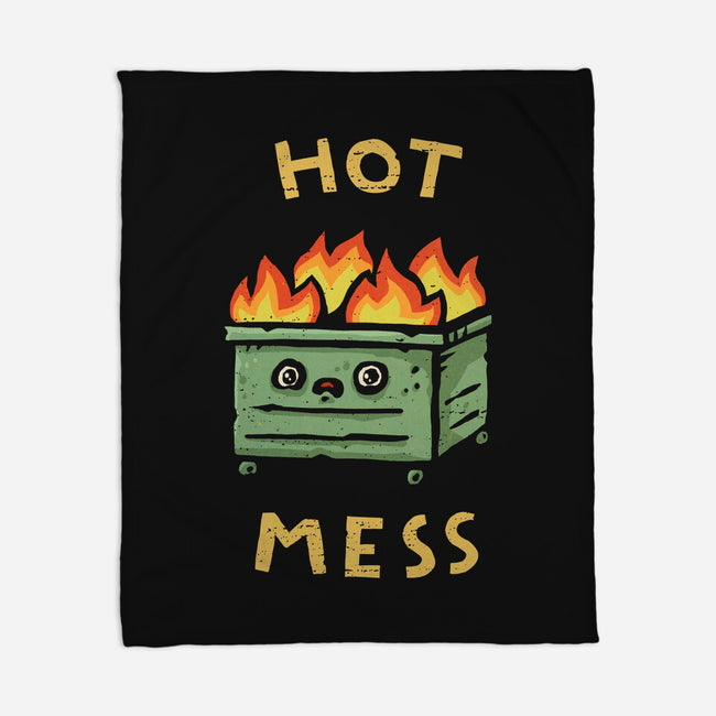 Flaming Hot Mess-None-Fleece-Blanket-kg07