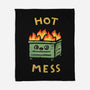 Flaming Hot Mess-None-Fleece-Blanket-kg07