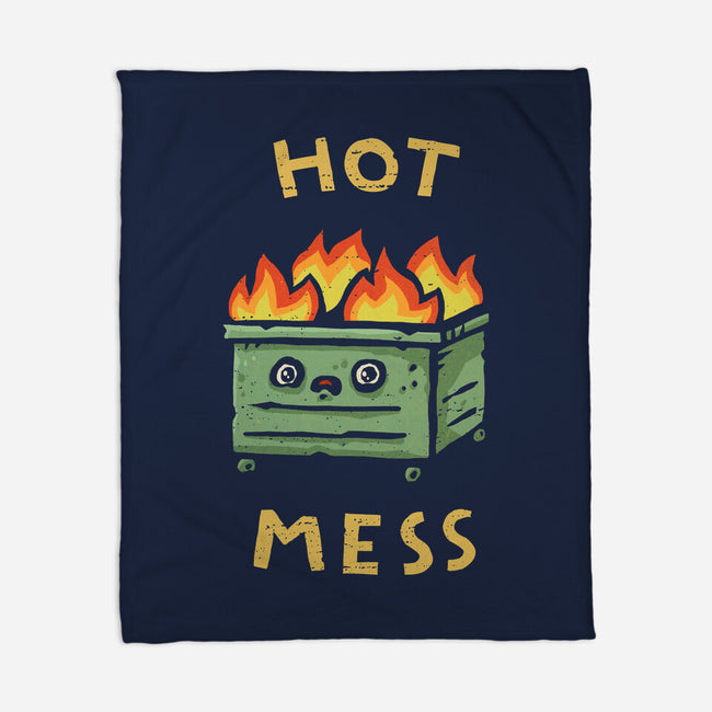 Flaming Hot Mess-None-Fleece-Blanket-kg07