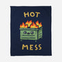 Flaming Hot Mess-None-Fleece-Blanket-kg07