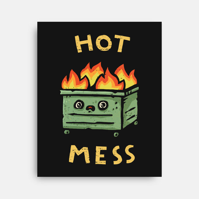 Flaming Hot Mess-None-Stretched-Canvas-kg07