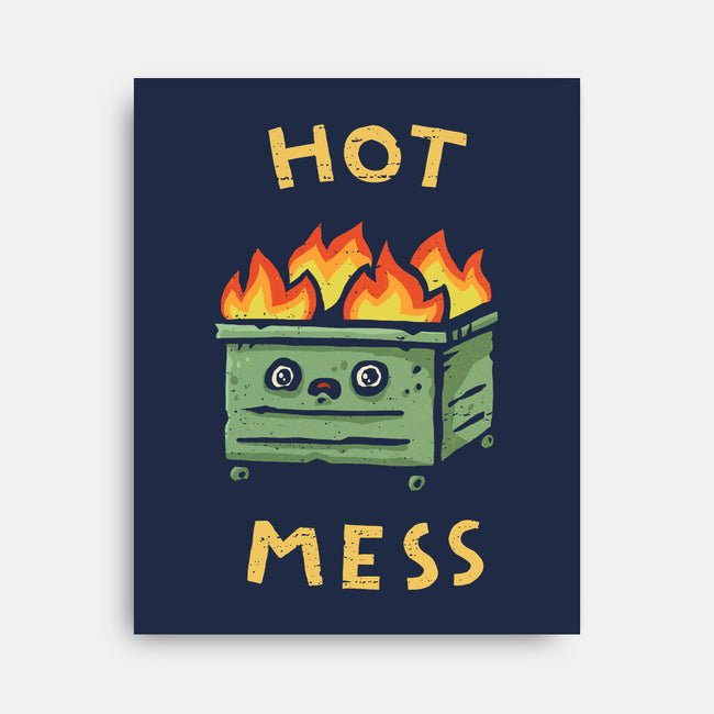 Flaming Hot Mess-None-Stretched-Canvas-kg07